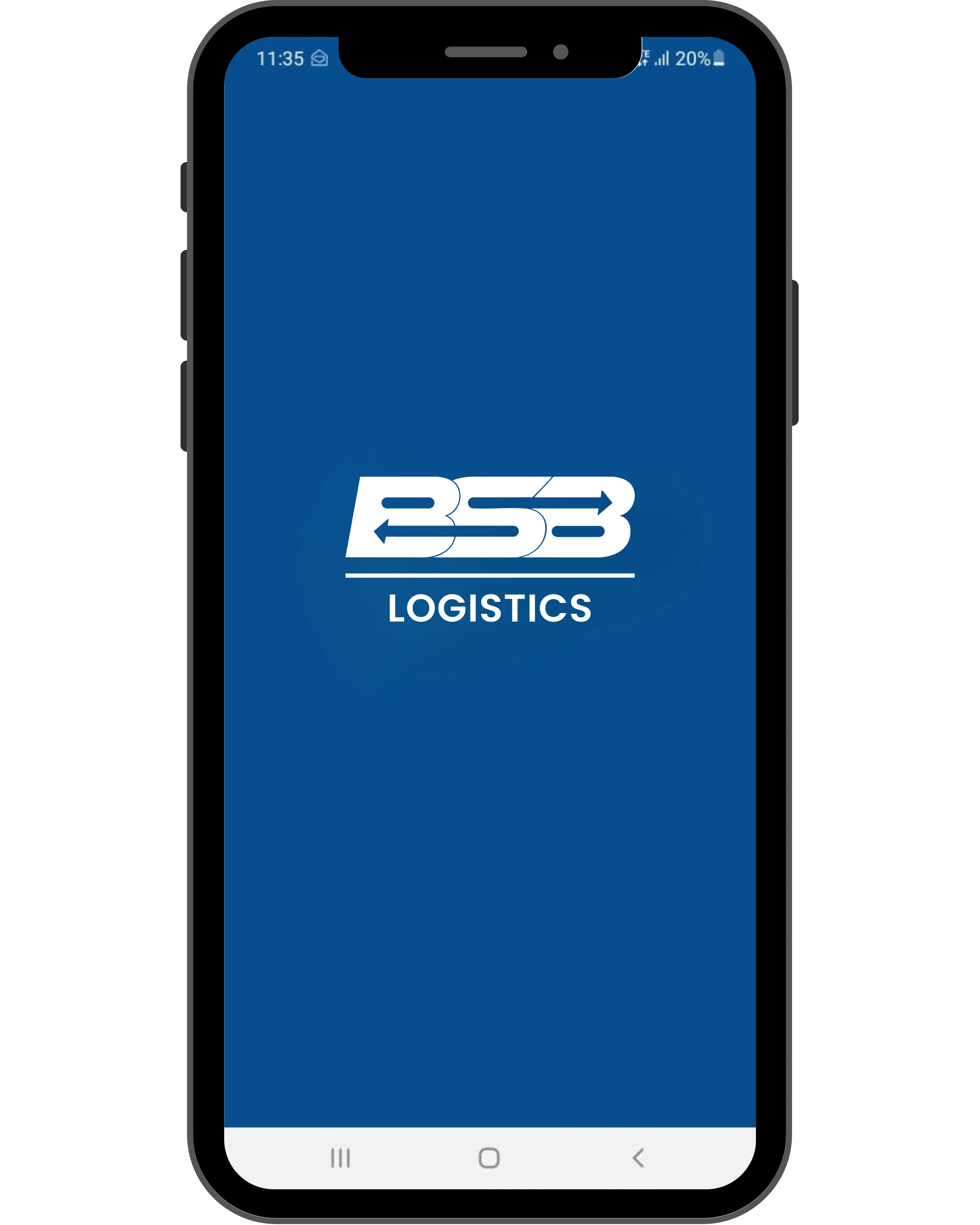 BSB Logistic App Screen 1