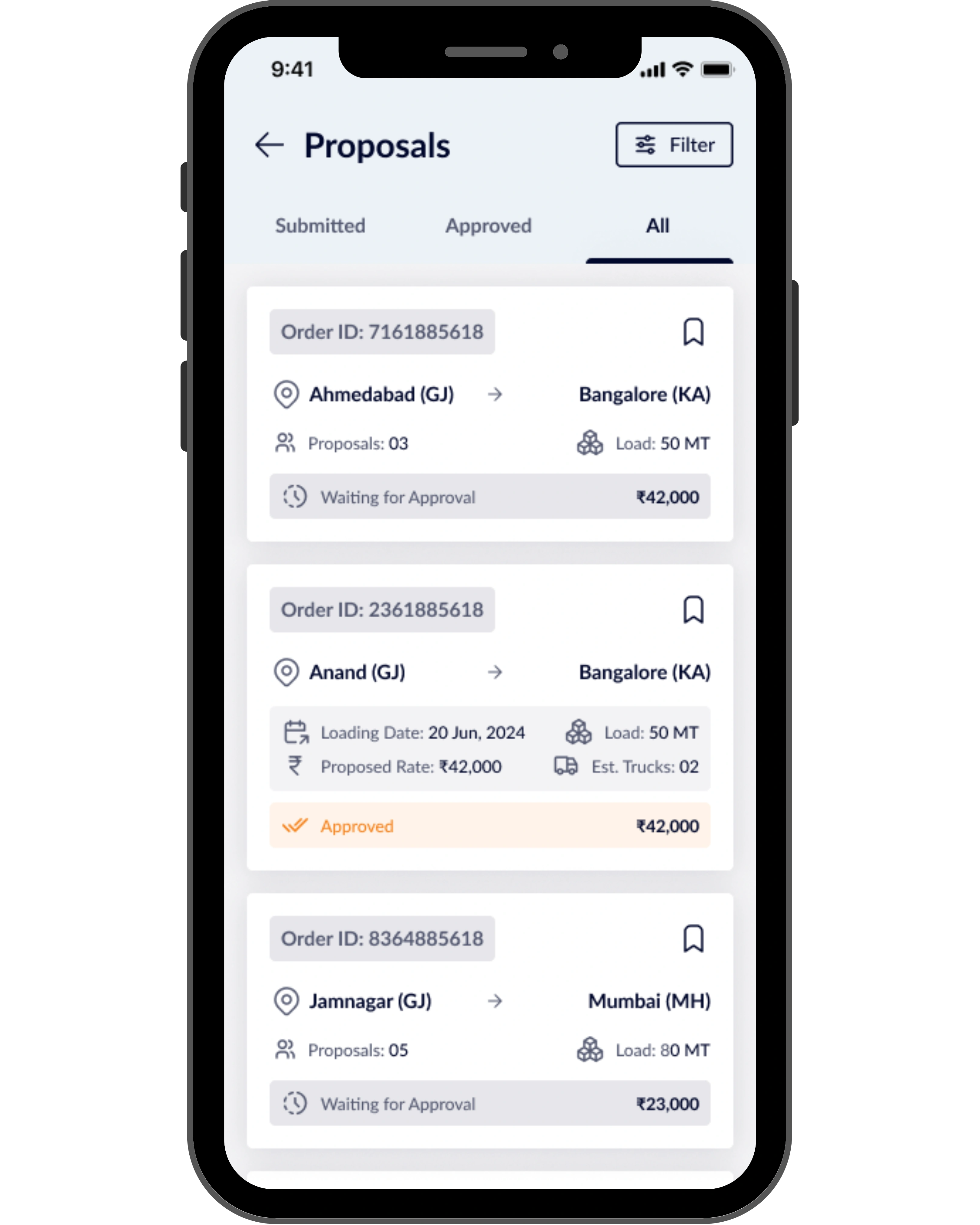 BSB Logistic App Screen 4